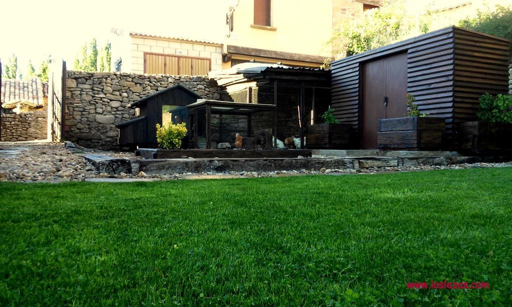 Casa Rural Las Lezas Biel Buitenkant foto
