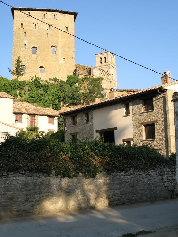 Casa Rural Las Lezas Biel Buitenkant foto